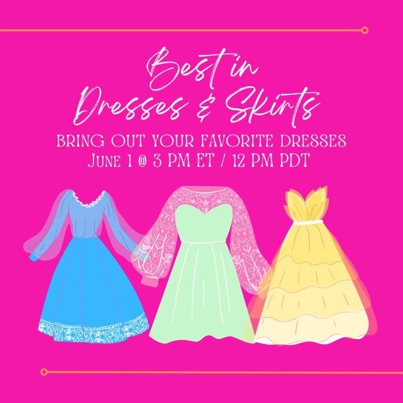 Divas Treasure Closet is co-hosting the 🥻Best in Dresses & Skirts Posh Party!💃 - Picture 1 of 2